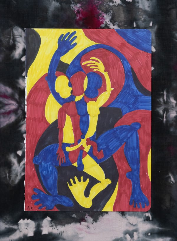 Pierre le Riche, Self-Portrait in Sleep (sketch), 2021