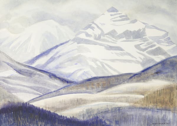 Doris McCarthy, Remains of the Fire, Near Radium, 1977