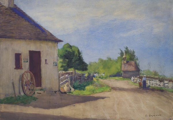 William Brymner, Mid Day Stroll; Rural Quebec, c 1900