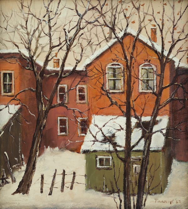 Albert Franck, Ontario St. Backyards, 1962