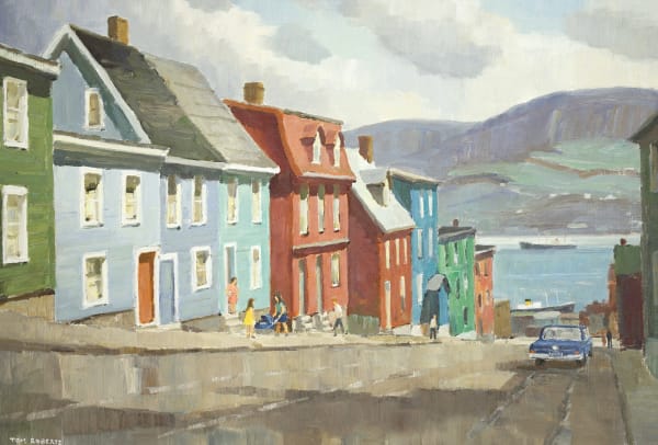 Tom Roberts, Lime Street in St. John's, NL, 1972