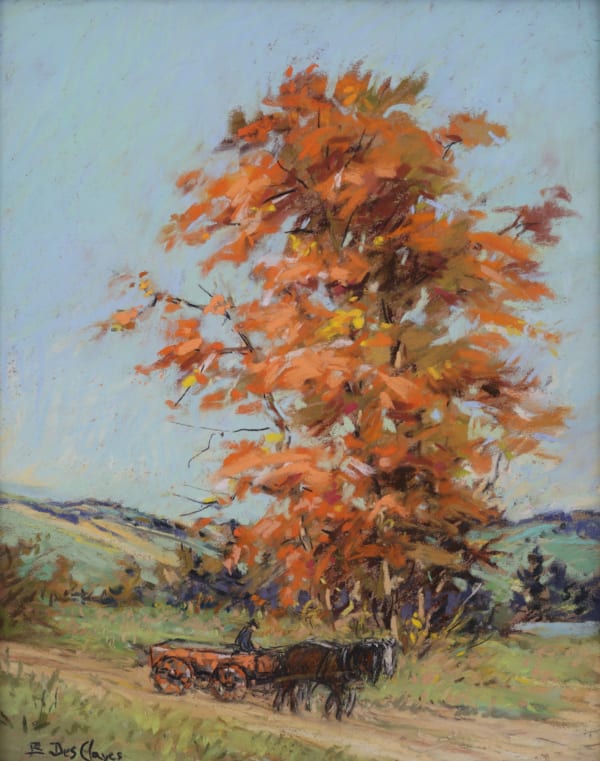 Berthe Des Clayes, The Farm Cart, c 1935