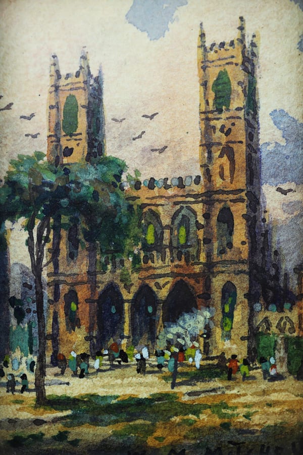 Willard Morse Mitchell, Notre Dame Church, Montreal, c 1940