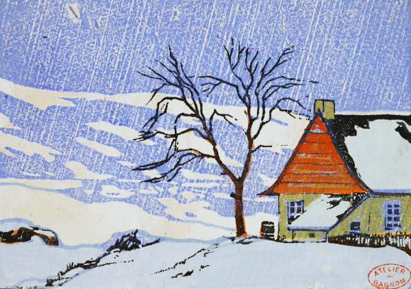 Clarence Gagnon, Maison de ferme de la région de Baie St. Paul, c 1920