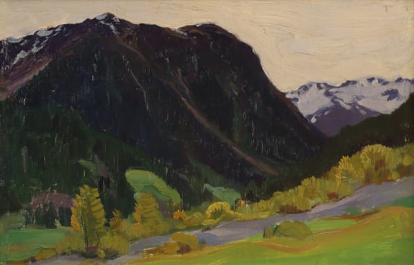 Clarence Gagnon, Dans les Alps, 1927