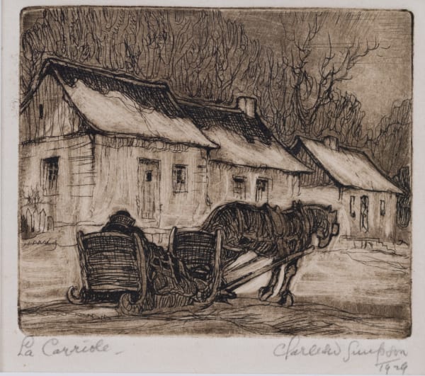 Charles Walter Simpson, La Carriole, 1929