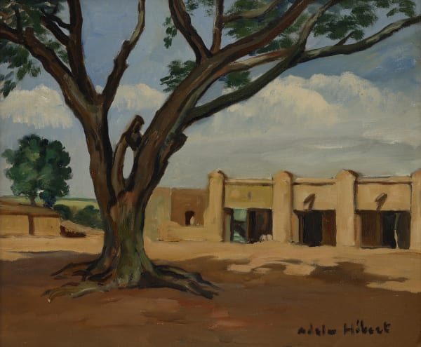 Adrien Hebert, Maison derrière l'arbre, c 1956