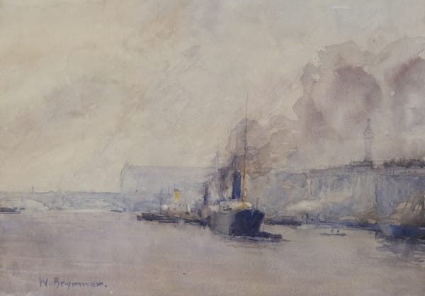 William Brymner, The Thames, London, c 1900