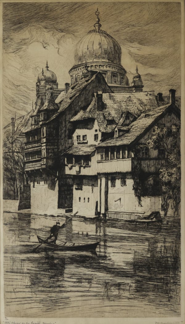 Frank Armington, Alte Hanser an der Pegnitz, Nuremberg, 1909
