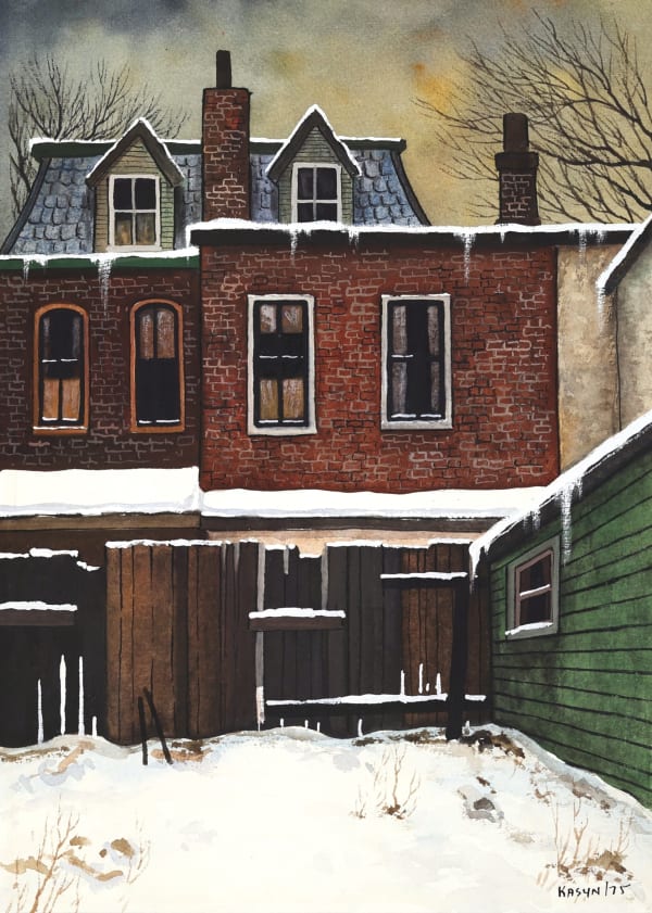 John Kasyn, Montreal Backyard, 1975