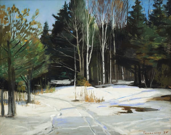 Frank Hennessey, Road Through the Forest, 1938