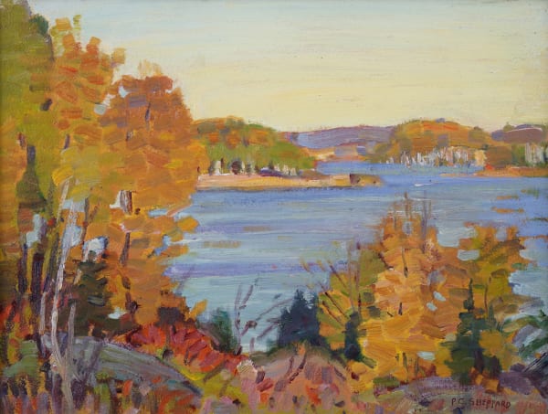 "Autumn, Lake of Bays, ON" by Peter Clapham Sheppard