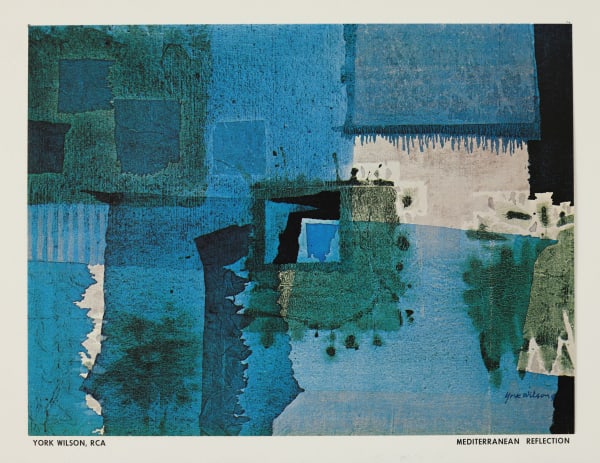 York Wilson, Mediterranean Reflection, 1975