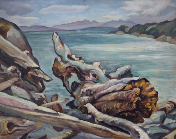 William Percy Weston, Driftwood, Garrow Bay, 1935