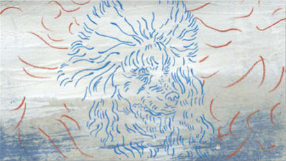 Maureen Selwood, Blue Poodle Chair, 2021