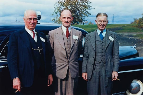 Guy Stricherz, Americans in Kodachrome 1945-1965 Fire Chiefs, Lexington, Massachusetts, 1949Photographer: Charles Devoe