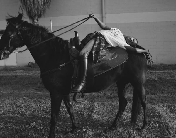 Melodie McDaniel, Morganne With Ebony, 2017