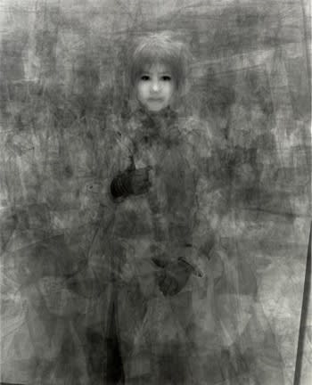 Ken Kitano, 34 girls cosplaying as Japanese anime characters, April 18, 2009, Outdoor comic book market, Taipei, Taiwan, From the series Our Face, 2009