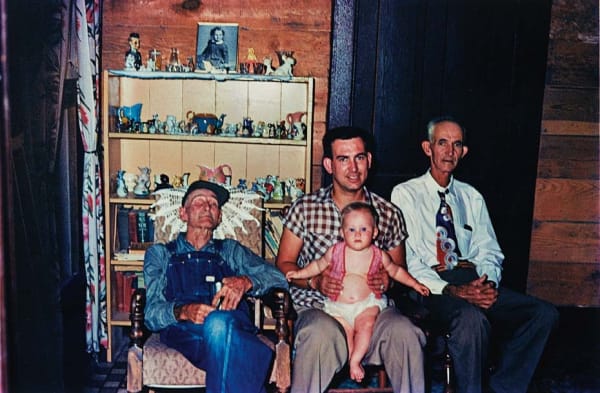 Guy Stricherz, Americans in Kodachrome 1945-1965Four Generations, Corsicana, Texas, 1954Photographer: Louise B. Holley Heidel