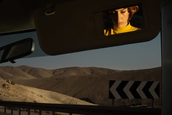 Tania Franco Klein, Rear-view Mirror (Self Portrait) from Proceed to the Route, 2016