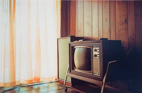 William Eggleston, Untitled [yellow tv], 1970-1973