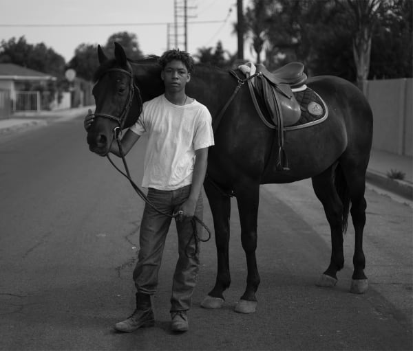 Melodie McDaniel, Kenneth with Pirate, 2017