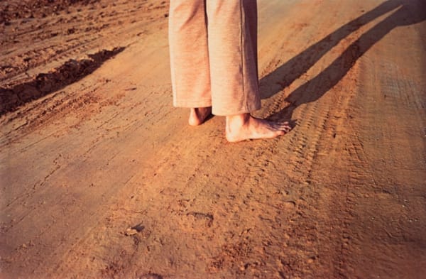 William Eggleston, Untitled, (Feet on earth road), 1970-1973