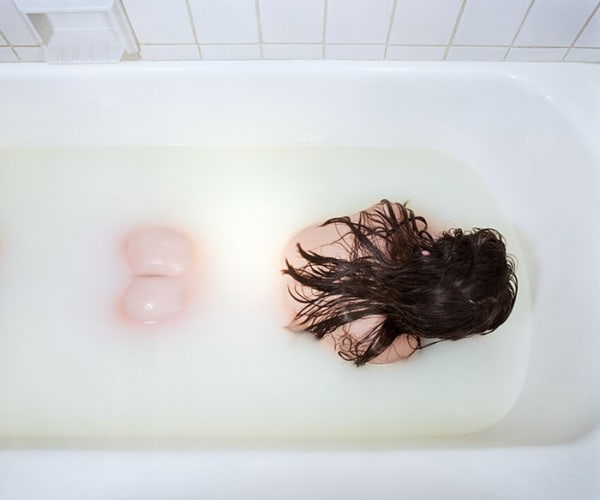 Jo Ann Callis, Untitled [girl in bath], From Early Color Portfolio, Circa 1976