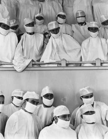 Manuel Alvarez Bravo, Doctores, Hospital Juárez, México, 1935