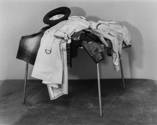 Jo Ann Callis, Table of Coats, 1981-83 printed in 2025
