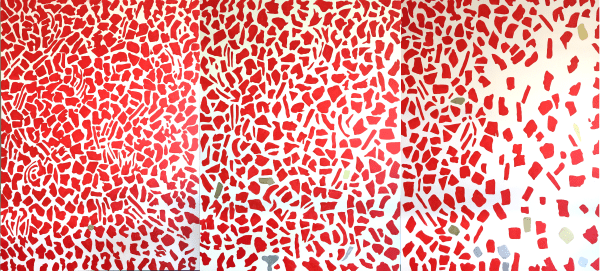 Diane Rosenblum, Alma Thomas Acrylic and Oil vs. Watercolor 1996 - 2018, 2018
