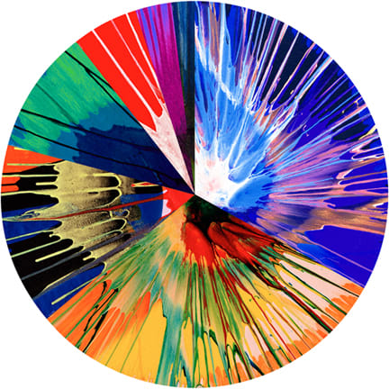 Diane Rosenblum, NP_52 x 52 diameter circle_Rosenblum_damien_hirst_all_media_1992_2004