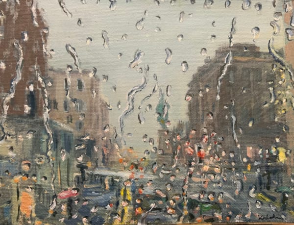 Henry Kondracki RSA, Rain, Hanover Street