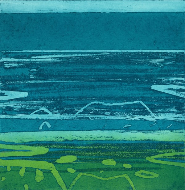 Barbara Rae RSA, Dark Ice Floes