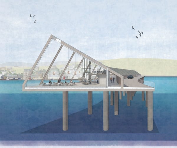 Meghan Rasmussen Bridge - Section , 2020 Graphic image 84 x 70 cm
