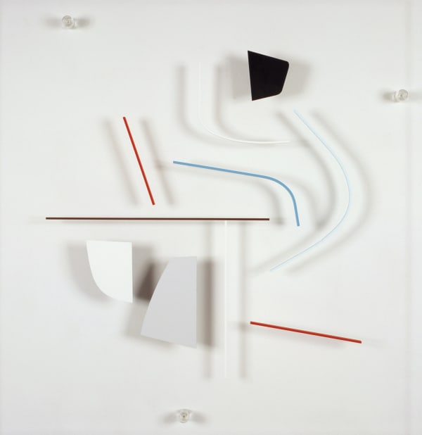 Toby Paterson RSA, Relief with Black, White and Grey Forms, 2005