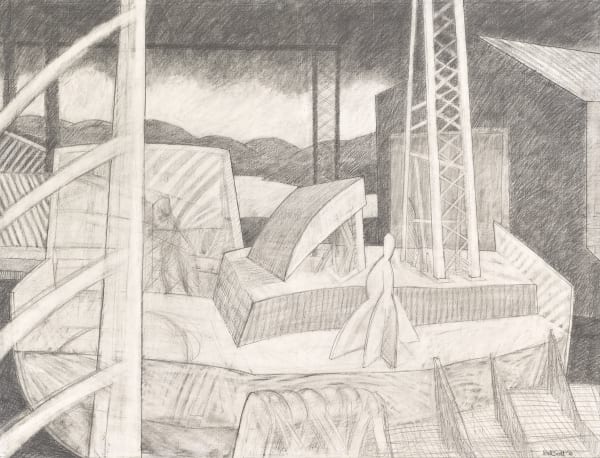 Bill Scott PPRSA, Drawing for a Sculpture, 1977