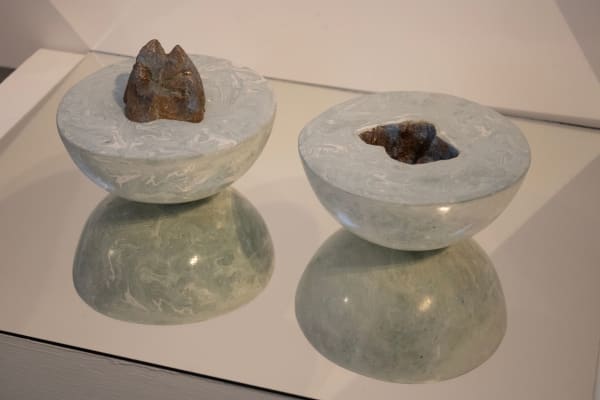 Dora Zoi Othrys, 2025 Bronze, plaster, pigments 5.5 x 6.5 x 7.5 cm mountain