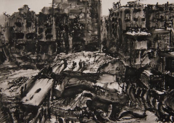 Mark H Lawrence Is There Anything Else That Cannot Be Done? ii, 2025 Oil on paper 16 x 25 x 1 cm