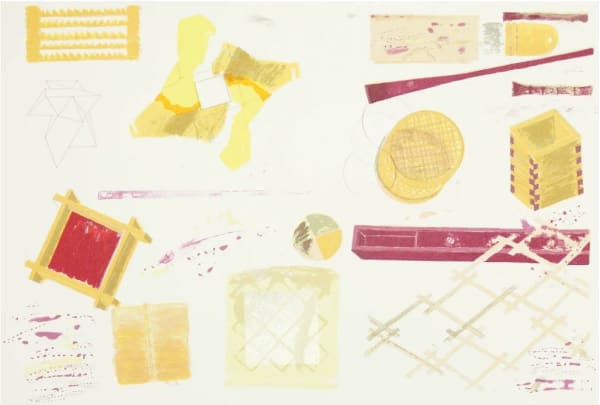 Elizabeth Blackadder RSA, Still Life with Boxes, 2001