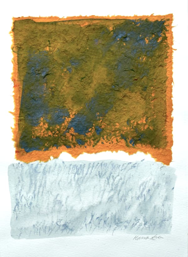 Marian Leven RSA Lewis Sketchbook, Garybhard 1 Collage 47 x 40 cm