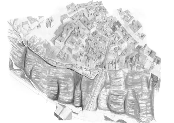 Nassim Belgroune, Souika Axonometric, Algeria