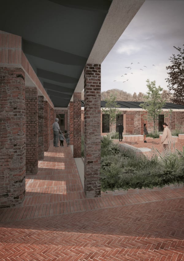 Maisie Tudge, Reflection Courtyard Visual