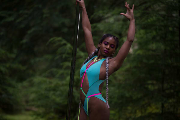 Kheanna Walker in OMOS, 2022 Photography 59 x 90 cm Photographer: Washington Gwande