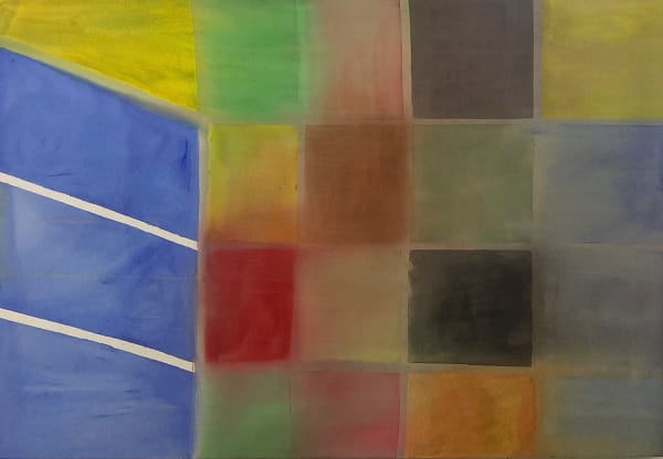 Dora Padfield Grid 6 Acrylic on canvas 165 x 115 cm