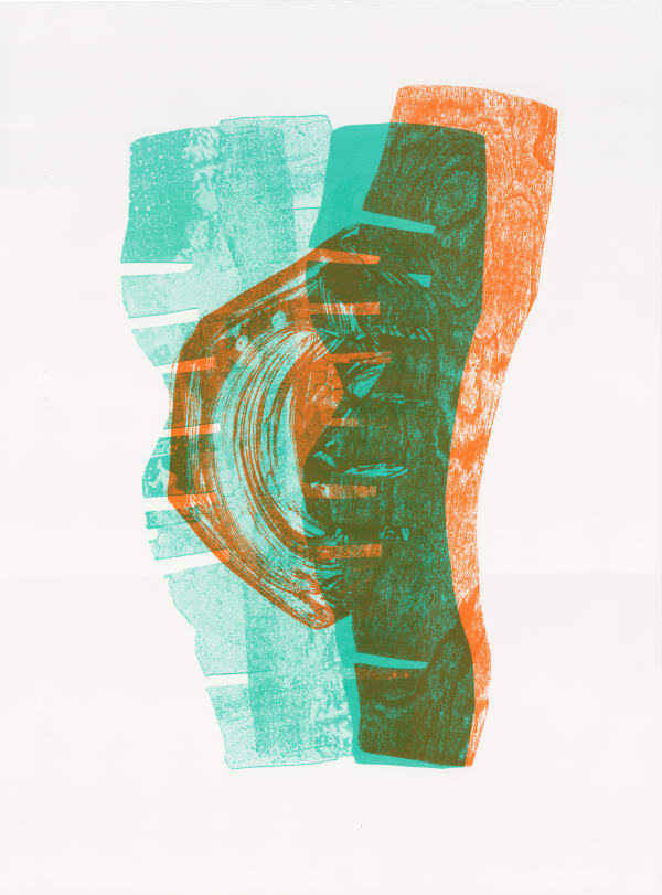 Rosalind Lawless Candleriggs III Screenprint on somerset satin 410gsm 80 x 70 cm Edition of 5