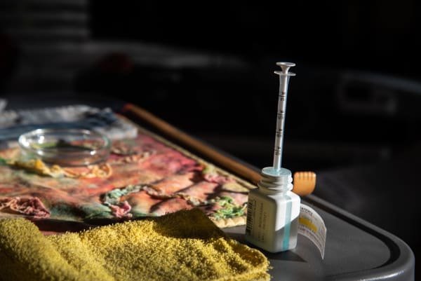 Denise DeLaunay-Wood Dad’s Morphine, 2020 Photographic print - Dibond lustre 15 x 21 cm