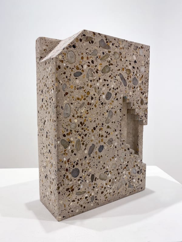 William Braithwaite Concrete Multitude III, 2020 Polished Snowcrete, alpine marble, crushed marble 40 x 25 x 15 cm