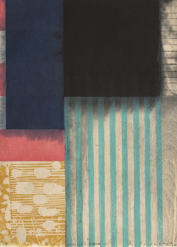 Paul Furneaux RSA, Indigo: Black