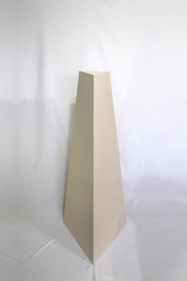 Aimie Harding Triangle Plinth, 2025 MDF, paint 50 x 50 x 120 cm